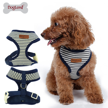 Doglemi New Anchor Stripes pet Arnês de colete para cães